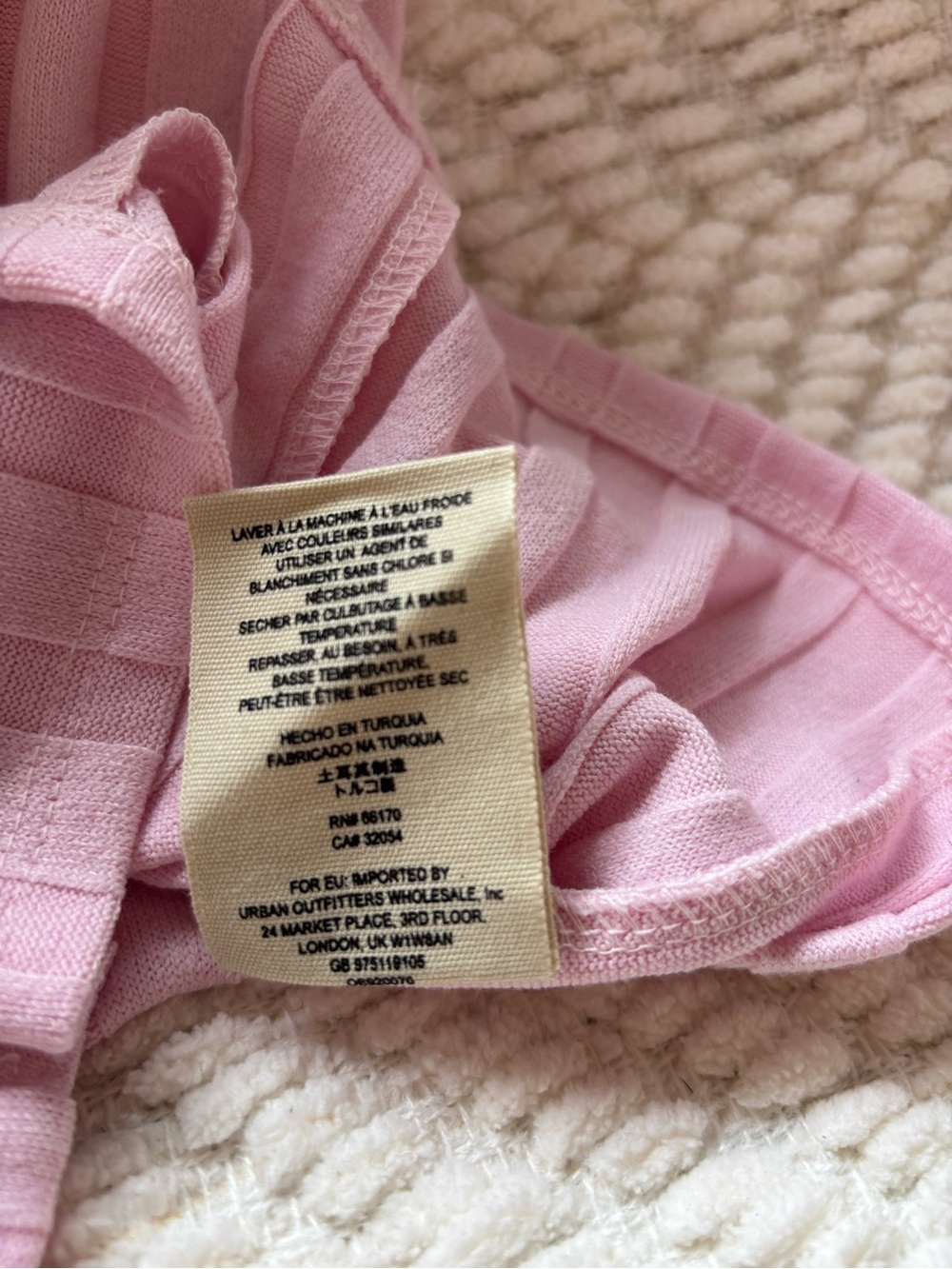 Free People Central Park Ribbed Knit Fitted Cardigan Top Blush Pink XS - Picture 4 of 7